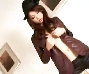 sexy chica asiática tiras