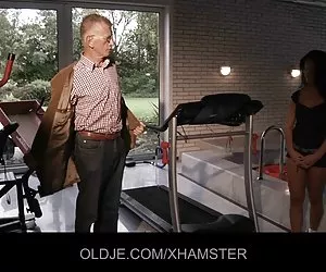 viejo fucked teen para espiar