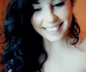 Linda teen Mostrar su cuerpo sucio por cam